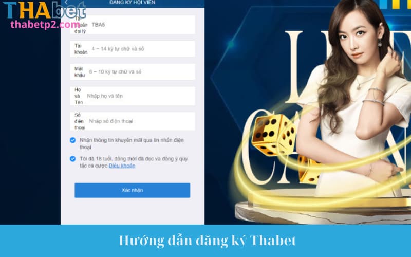 Hướng dẫn chi tiết cách đăng ký Thabet qua ứng dụng